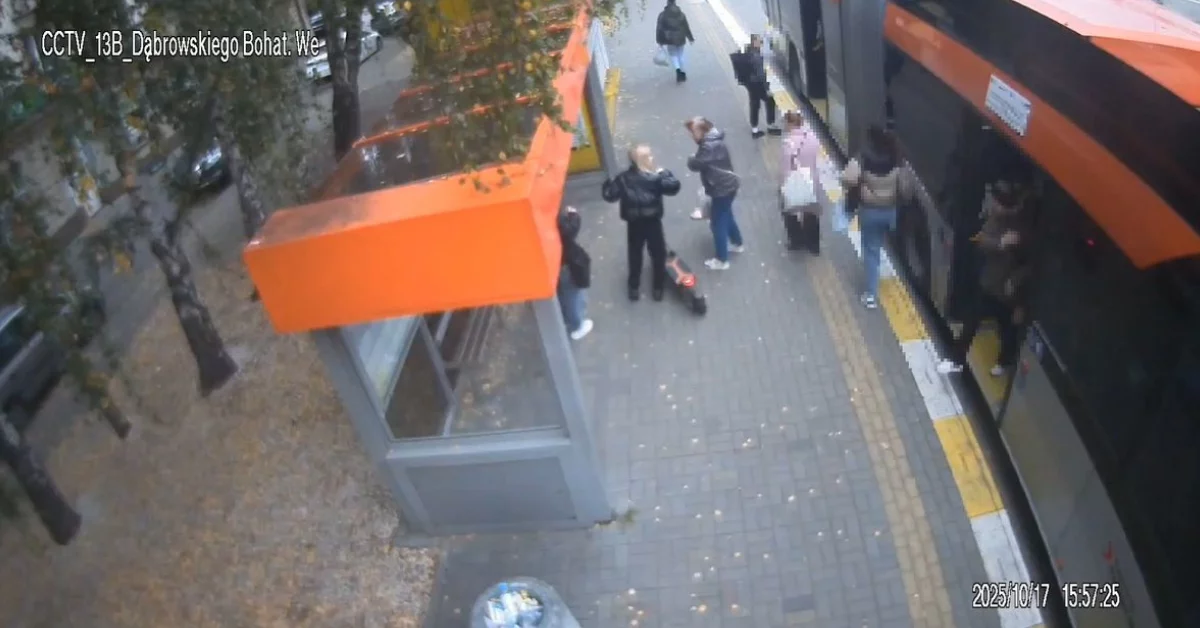 Dwie nastolatki na hulajnodze elektrycznej potrąciły kobietę na ulicy Dąbrowskiego w Rzeszowie. Teraz policja ich poszukuje [WIDEO]