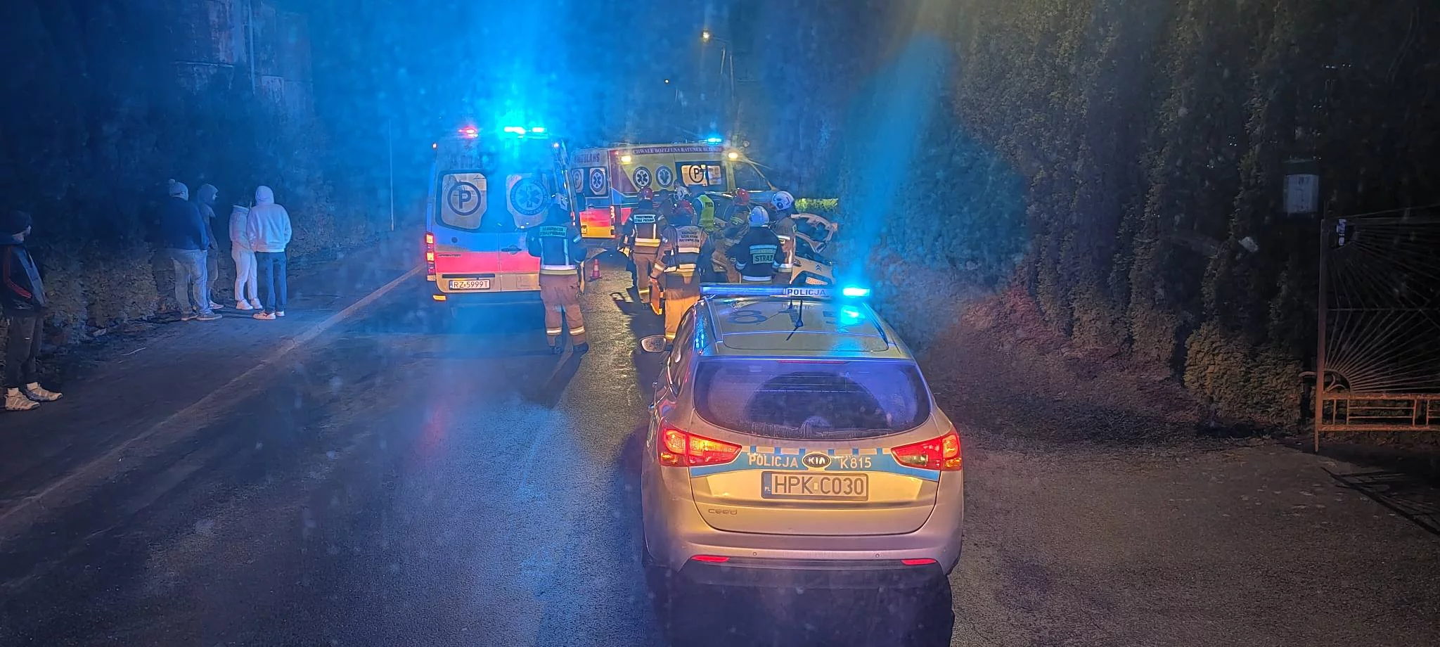 Ponad 80 wypadków na podkarpackich drogach. Są ranni i zabici