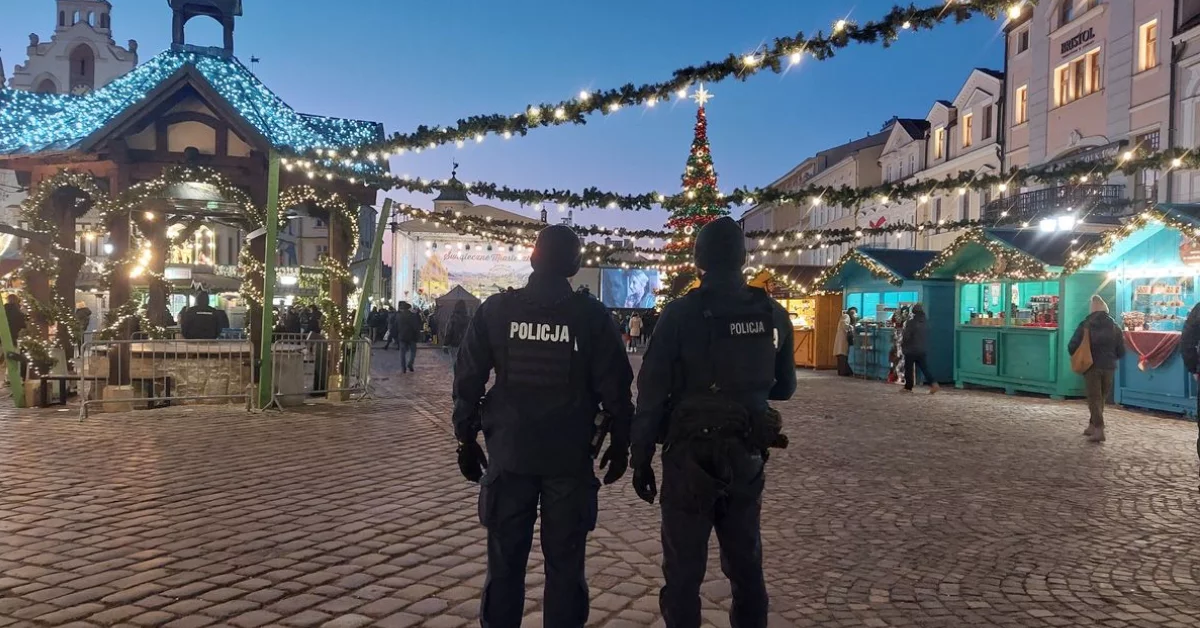 Sporo patroli policji podczas wigilii miejskiej w Rzeszowie