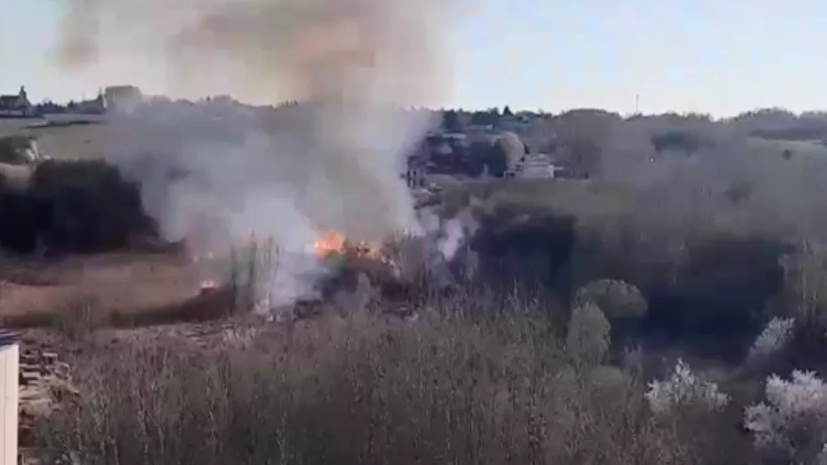 Pożar na osiedlu Projektant w Rzeszowie. Co tam się wydarzyło? [ZDJĘCIA -WIDEO]