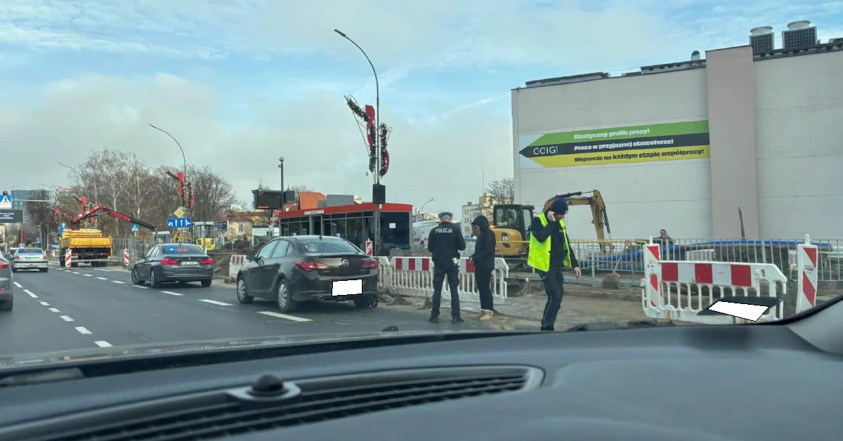Rzeszów przed południem: kolizja na Cieplińskiego i spore korki w centrum miasta