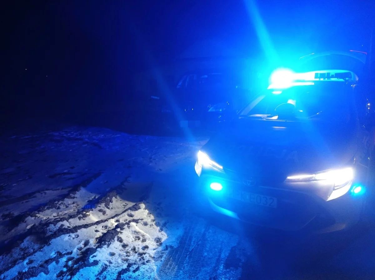 Co chwilę zjeżdżał na przeciwległy pas. Był kompletnie pijany