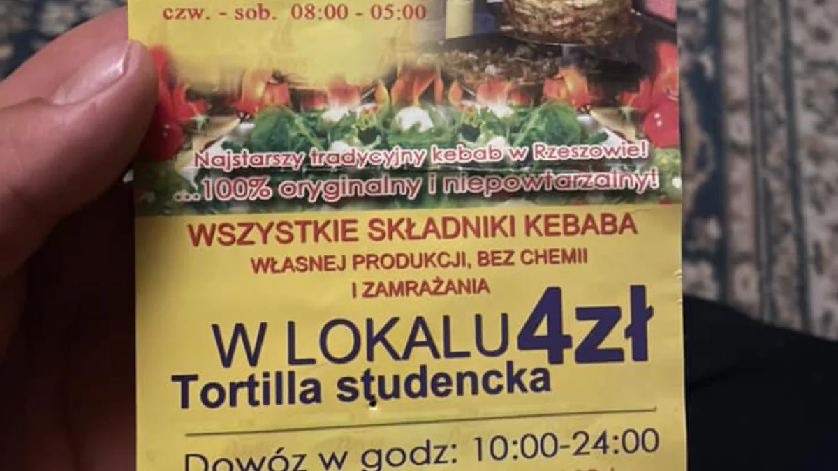 Nawet 4 złote za kebaba w Rzeszowie..... tak było kiedyś, a jak jest dziś?