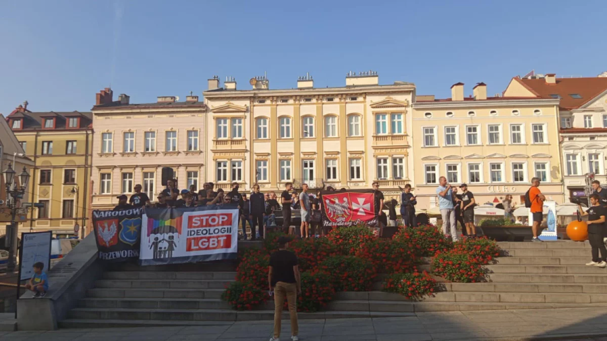 Manifestacja "STOP ideologii LGBT" w Rzeszowie [ZDJĘCIA]