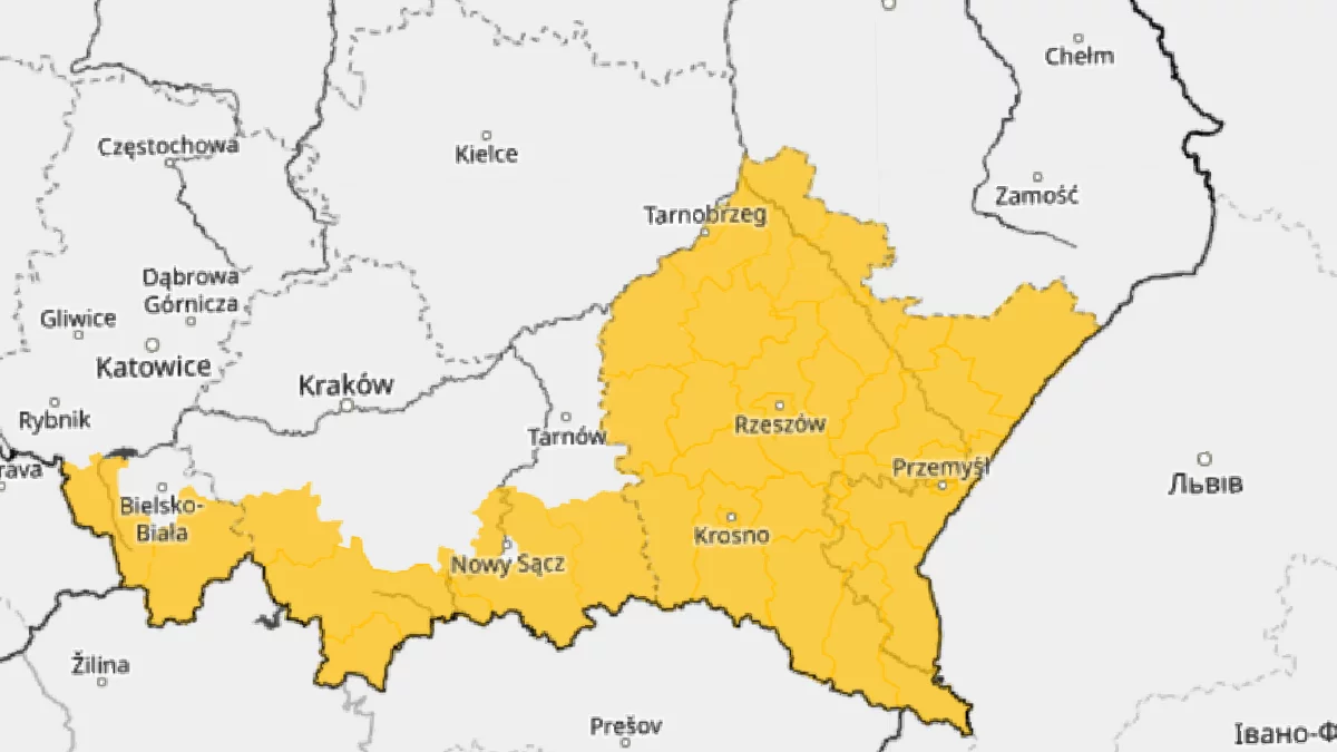 IMGW ostrzega Rzeszów i powiat rzeszowski. Sprawdź przed weekendem