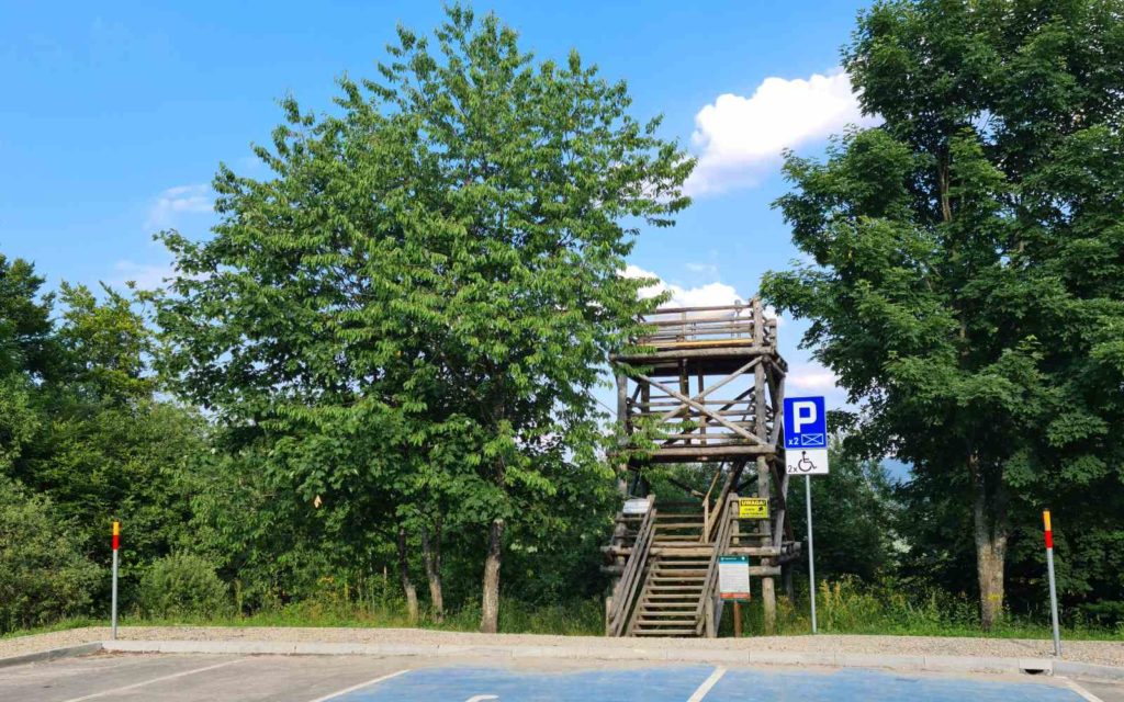 Bieszczady na majówkę - wieża widokowa Szczerbanówka