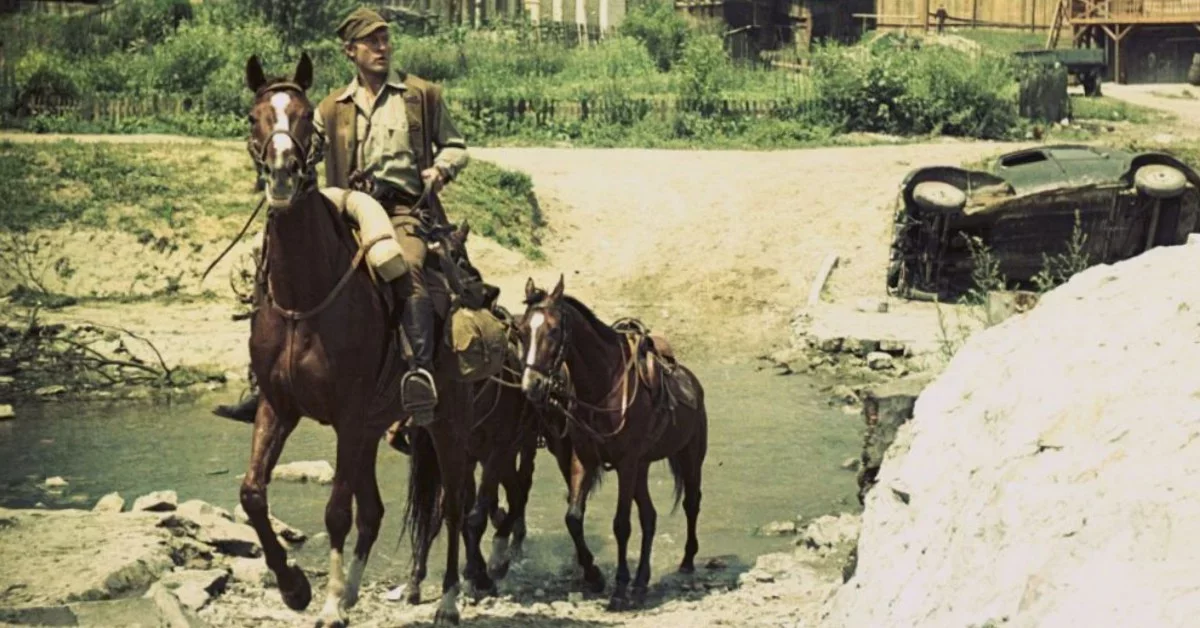 Ten western sprzed lat nagrywany był w Bieszczadach. Film utrwalił surowe piękno tego terenu