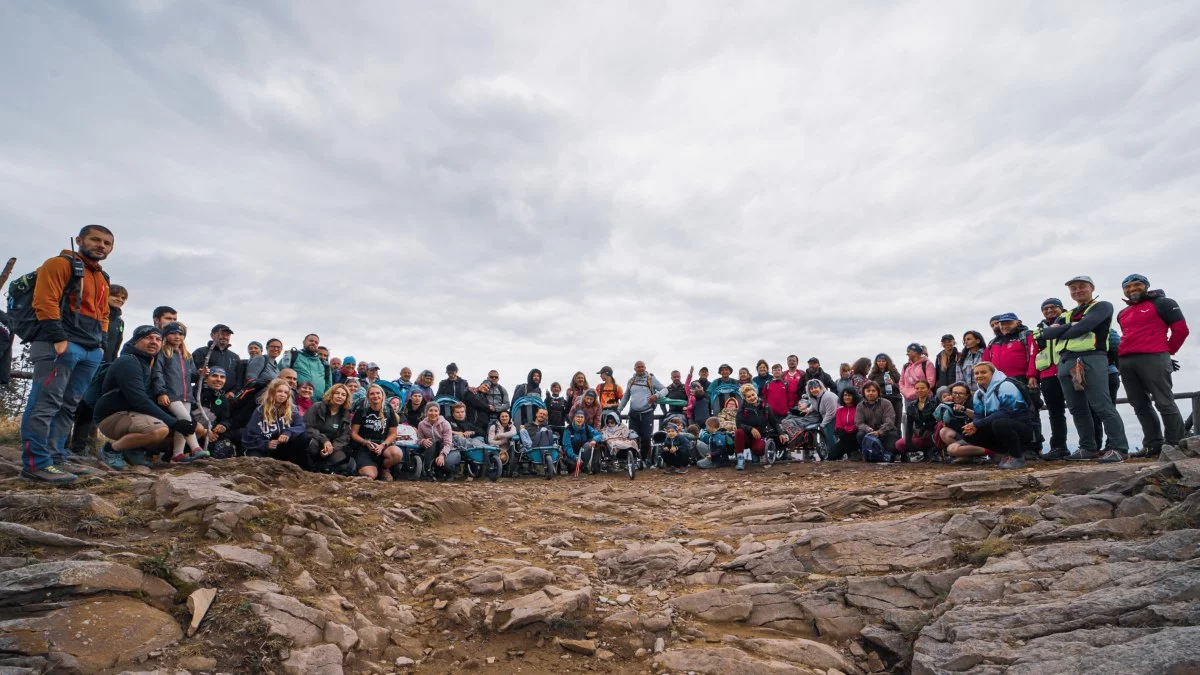 Bieszczady bez barier. Wejście na Połoninę Wetlińską z osobami z niepełnosprawnościami