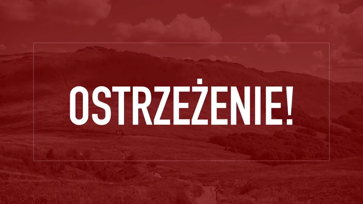 Ostrzeżenie dla całego województwa podkarpackiego. Zacznie się w samo południe!