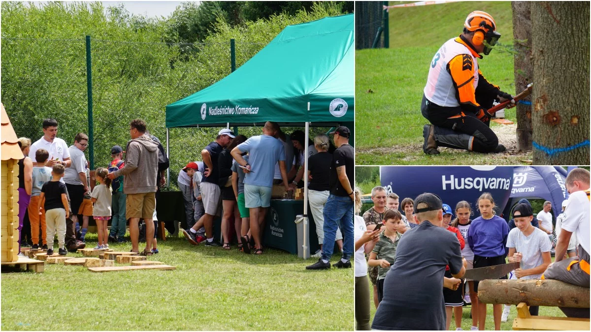 Dobra zabawa, zawody drwali i pociąg retro w jednym wydarzeniu. Za nami Dni Nowego Łupkowa [ZDJĘCIA]