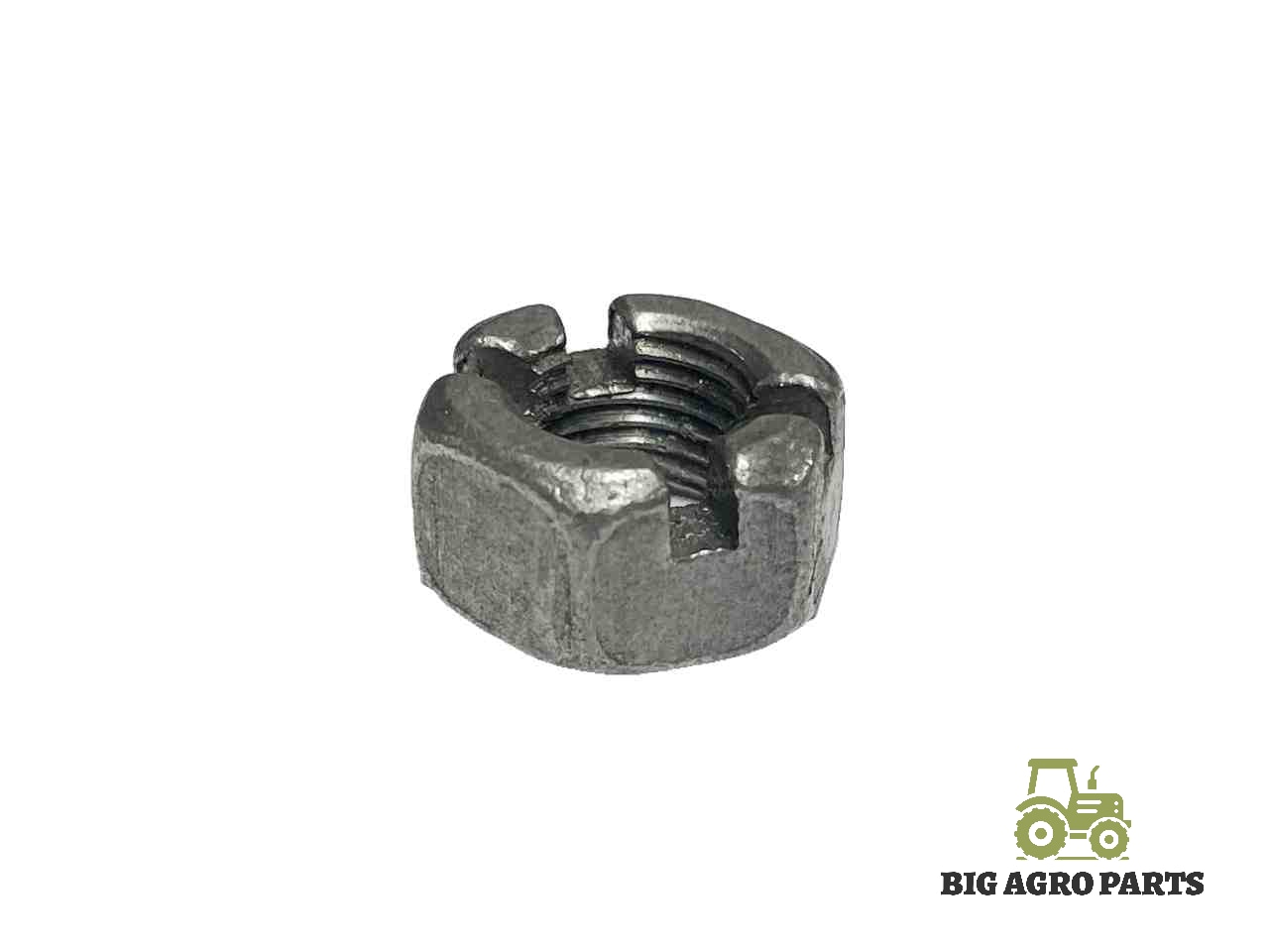 Гайка болта конічного ЮМЗ (корончаста)