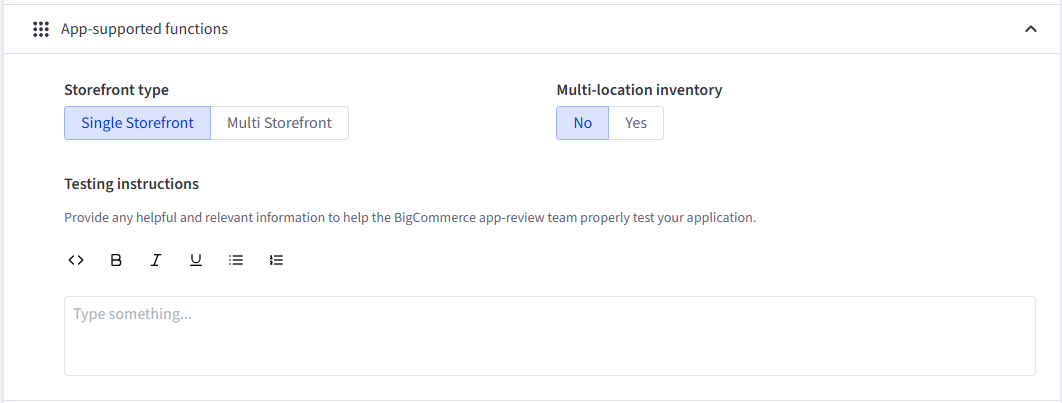 App-supported functions