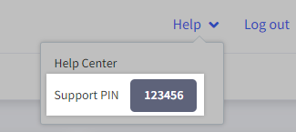 Support PIN location in the BigCommerce Account Dashboard