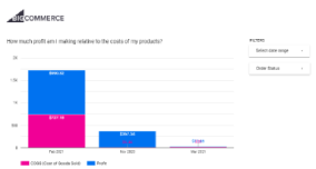 Example image of the COGS Report