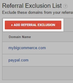 Add Referral Exclusion