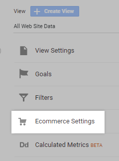 Ecommerce Settings