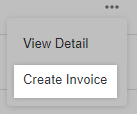 The Create Invoice action