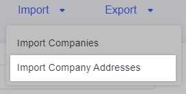 Import Company Addresses