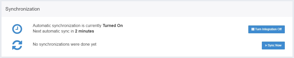 Sync Now button in the QBO app