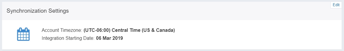 Synchronization Settings in the QBO app