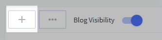 Create blog post button