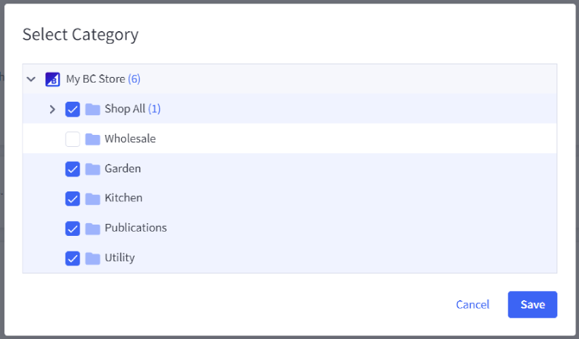 Customer group settings for Retail customers