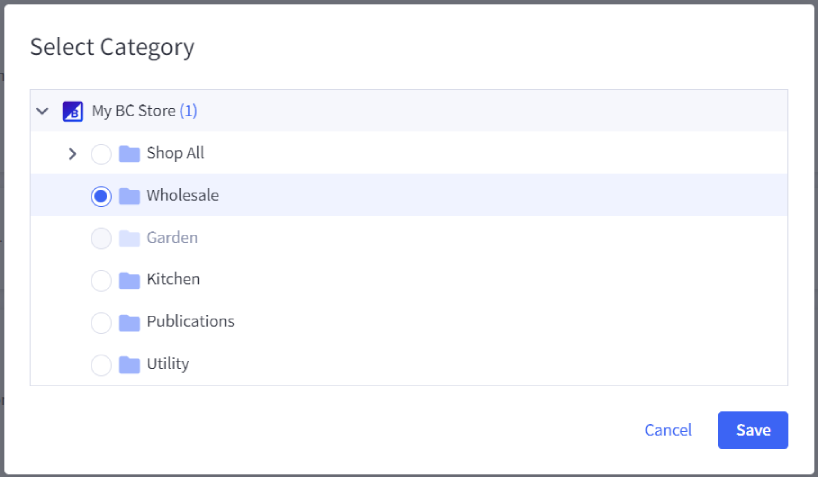 Customer group settings for Wholesale customers