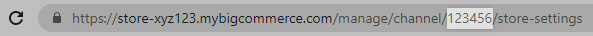 Channel ID in the address bar