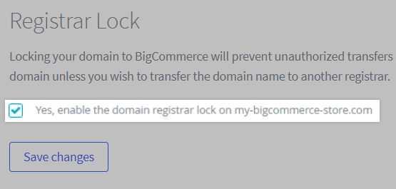 Registrar lock prevents the unauthorized transfer of your domain.