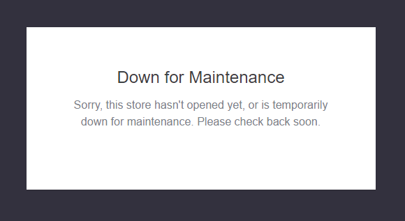 Site is undergoing maintenance