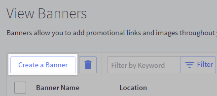 Create a Banner button