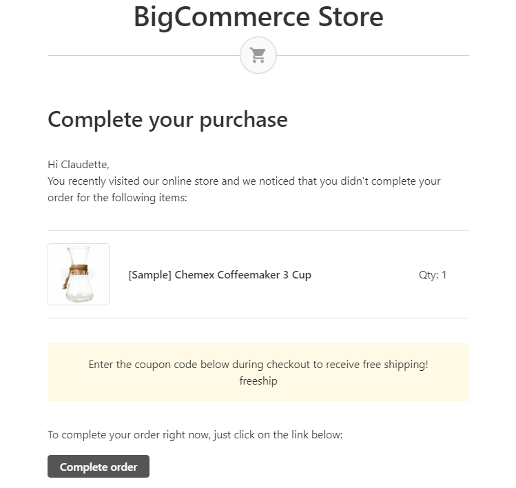 Free Abandoned Cart Email Templates - Download Now