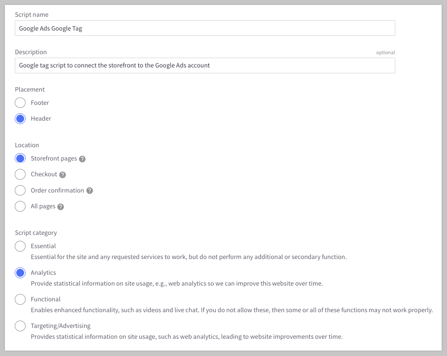 Google Ads Conversion Tracking