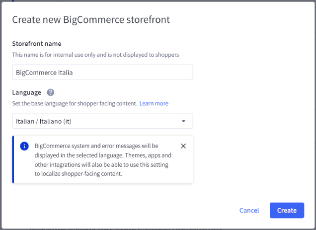International Enhancements for Multi-Storefront