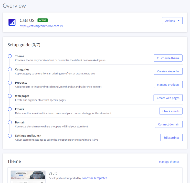 Configuring Storefronts