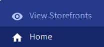 Example of the view storefronts link in the BigCommerce dashboard