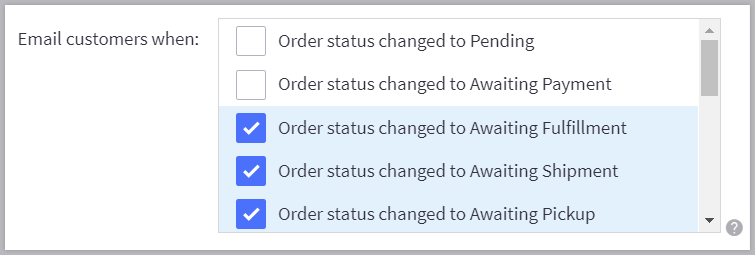 Order Statuses