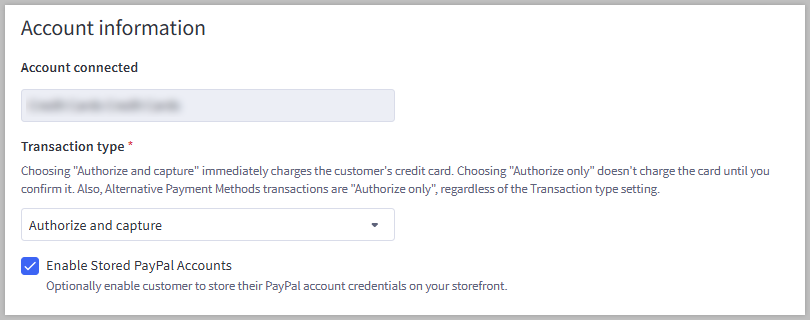 Connecting with BigCommerce Payments