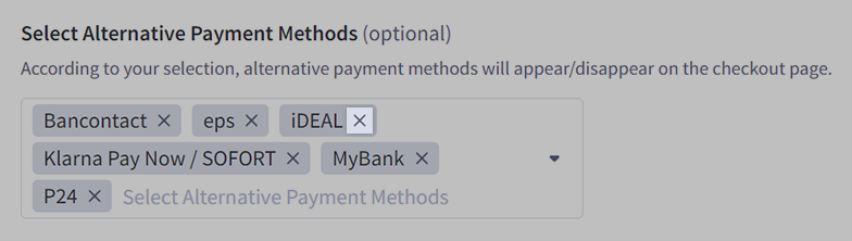 The X icon to disable an APM highlighted