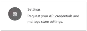 Request API credentials in Klarna dashboard