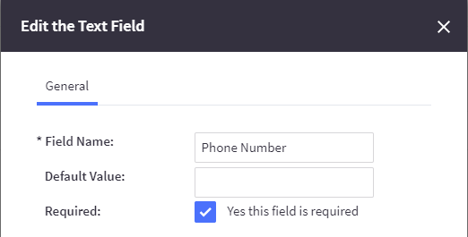 Making phone number required in Account Sign Up Form settings