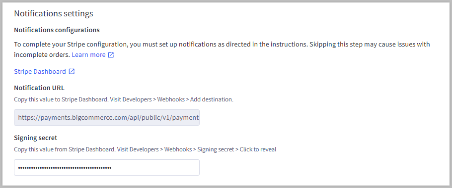 Connecting with Stripe OCS