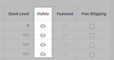 Toggle visibility in bulk