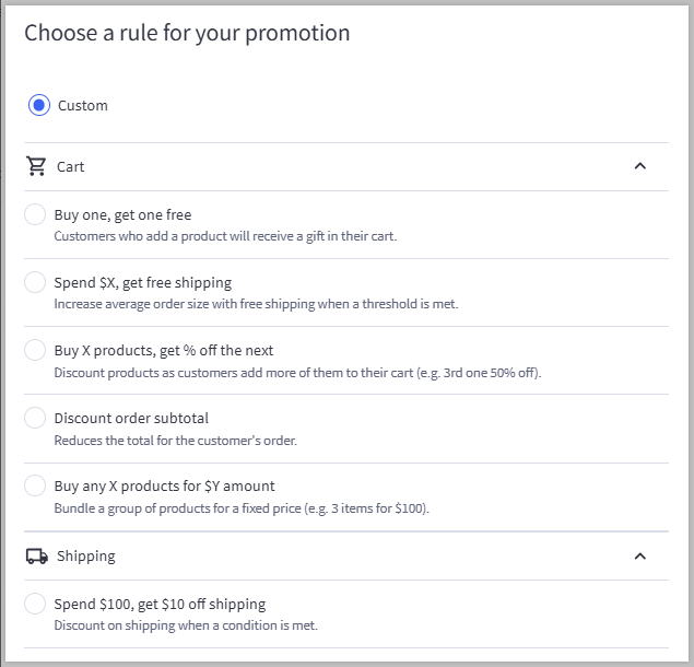 Automatic and Coupon Promotions (Standard Editor)