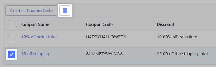 Using Coupon Codes