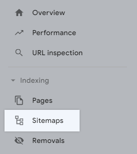 Sitemaps selection in Google Search Console