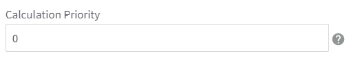 screenshot of calculation priority field for tax rate