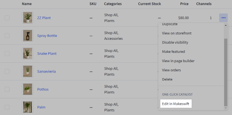 Using Makeswift with One-Click Catalyst (OCC)