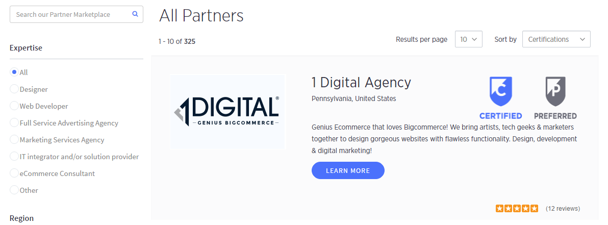 The BigCommerce Partner Directory