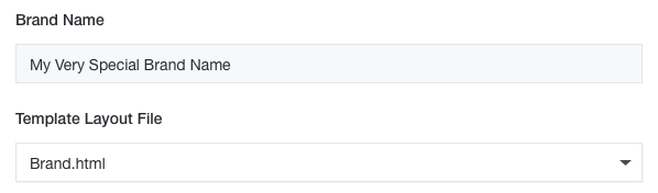 Brand Template Layout file